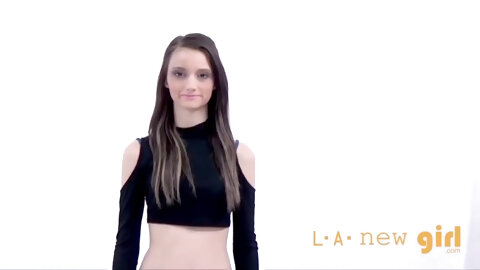 Skinny Teen Is Not Happy At Casting Audition