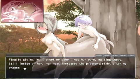 A centaur girl force a guy to cum in her pussy many times