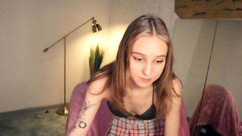 Petite Jia oiled massaged her cute boobs