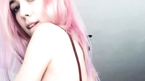 Petite amateur redheaded teen pisses and sucks cock