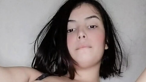 Close up teen masturbation