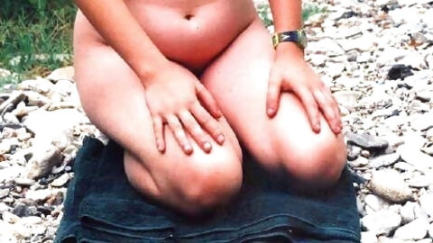 French Chubby Amateur Teen Make Public Sex On The Beach