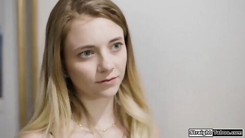 Petite stepdaughter fucked by stepdad after stepmom leaves