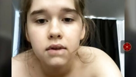 Petite european slut shows off her body