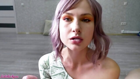 Pov Sexy Wife Deepthroat And Ball Licking After Work - Cum In Mouth