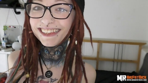 Redhead Goth Girl Meets Instagram Fuckboy ??