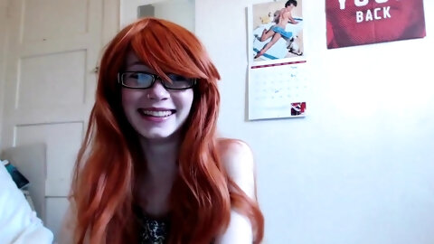 Small titted teen from EU masturbating