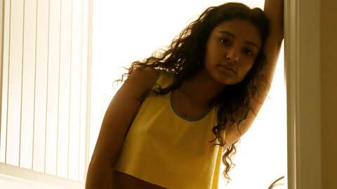 Young blond teen