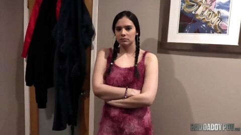 BadDaddyPOV - Violet Star Slutty Latina Teen Wants Step Daddy s Cock