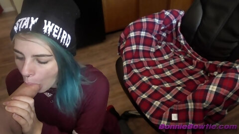 Little Whore Sucks Gigantic Cock Before Crazy Sex
