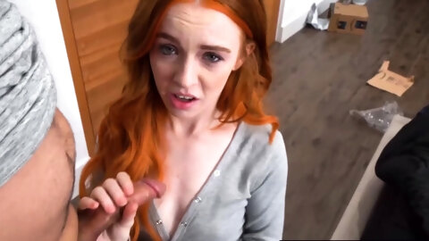 Stepsister agrees with her stepbrothers clean deal