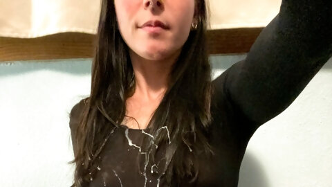 I got drenched!