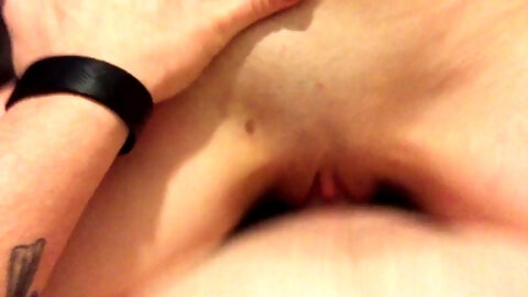POV Petite brunette takes a cock after squirting on a toy